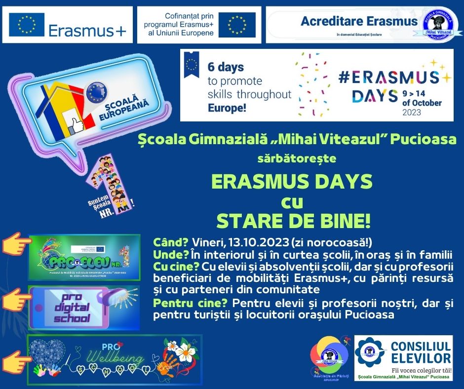 Erasmus Days cu Stare de bine!